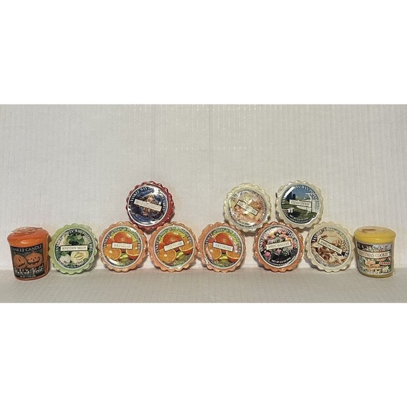 Vintage Yankee Candle Tarts Wax Potpourri Candle Mixed Lot of 11 Yankee Candles - Picture 1 of 3